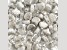 John Bead 7.5mm White Silver Splash Color Czech Glass Ginkgo Leaf Beads 50 Grams