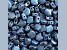 John Bead 7.5mm Metallic Suede Blue Color Czech Glass Ginkgo Leaf Beads 50 Grams