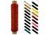 Gudebrod 0.38mm Burnt Orange 3ply Waxed Beading Thread Bobbin 75ft