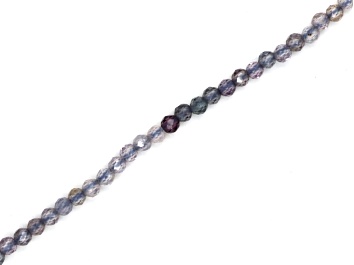 Picture of Ombre Blue Spinel 2mm Faceted Rounds Bead Strand, 13" strand length