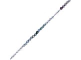 Ombre Blue Spinel 2mm Faceted Rounds Bead Strand, 13" strand length