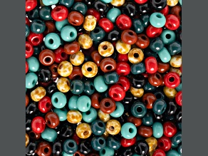 Czech Glass 6/0 Seed Beads Arizona Muse Mix 23 Gram Vial