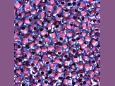 Czech Glass 6/0 Seed Beads Purple Lined Aqua 23 Gram Vial