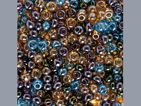 Czech Glass 6/0 Seed Beads Moonstone Color Mix 23 Gram Vial