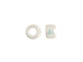 9mm Opaque Iris White Plastic Pony Beads, 1000pcs