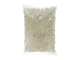 9mm Transparent Iris Crystal Clear Plastic Pony Beads, 1000pcs