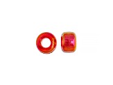 9mm Transparent Iris Raspberry Color Plastic Pony Beads, 1000pcs