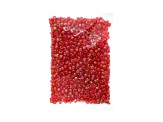 9mm Transparent Iris Raspberry Color Plastic Pony Beads, 1000pcs