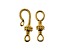 John Bead Must Have Findings 25mm Gold Tone Zinc Alloy Bali Style Hook Clasps 4 Pieces