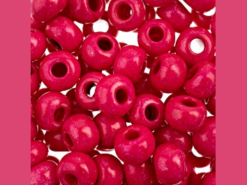 Picture of John Bead Czech Glass 2/0 Seed Beads Terra Intensive Rose Color 22 Grams