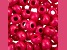 John Bead Czech Glass 2/0 Seed Beads Terra Intensive Rose Color 22 Grams