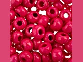 John Bead Czech Glass 2/0 Seed Beads Terra Intensive Rose Color 22 Grams