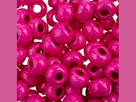 John Bead Czech Glass 2/0 Seed Beads Terra Intensive Pink 22 Grams