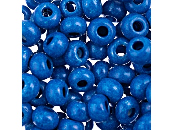 Picture of John Bead Czech Glass 2/0 Seed Beads Terra Intensive Blue 22 Grams
