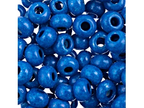 John Bead Czech Glass 2/0 Seed Beads Terra Intensive Blue 22 Grams