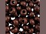 John Bead Czech Glass 2/0 Seed Beads Terra Intensive Dark Brown 22 Grams