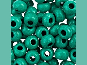 John Bead Czech Glass 2/0 Seed Beads Terra Intensive Dark Green 22 Grams