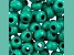 John Bead Czech Glass 2/0 Seed Beads Terra Intensive Dark Green 22 Grams