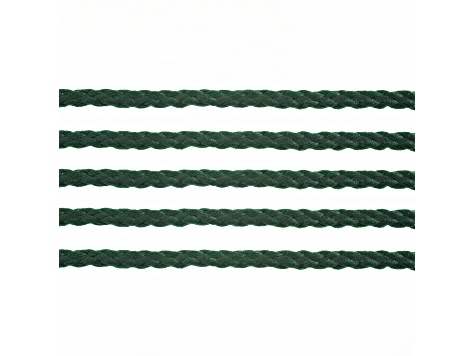 John Bead 6mm Forest Green Braided Macrame Cord 70yds - 13CZ9S | JTV