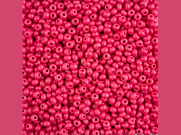 Picture of John Bead Czech Glass 6/0 Seed Beads Terra Intensive Matte Rose Color 22 Grams