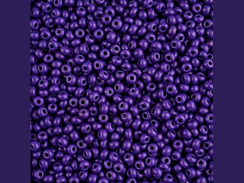 Picture of John Bead Czech Glass 6/0 Seed Beads Terra Intensive Matte Purple 22 Grams