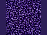 John Bead Czech Glass 6/0 Seed Beads Terra Intensive Matte Purple 22 Grams