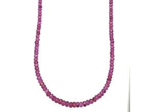 Purple Garnet 3-4mm Faceted Rondelle Bead Strand Approximately 16" in Length