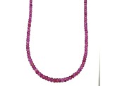 Purple Garnet 3-4mm Faceted Rondelle Bead Strand Approximately 16" in Length