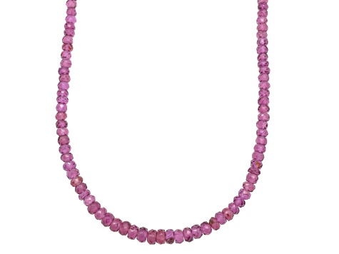 Purple Garnet 3-4mm Faceted Rondelle Bead Strand Approximately 16" in Length