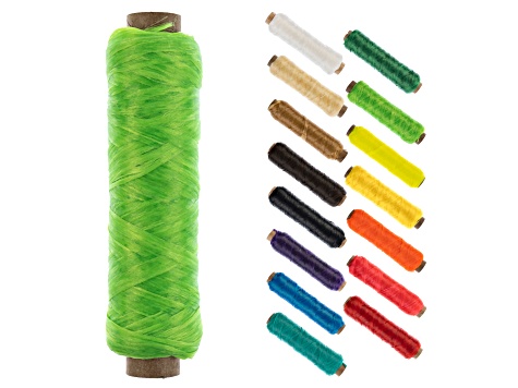 Gudebrod Bobbin Neon Green Artificial Sinew Thread 20 Yards