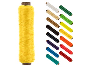 Gudebrod Bobbin Yellow Artificial Sinew Thread 20 Yards