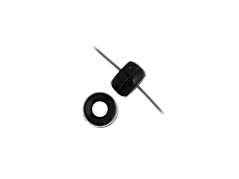 6mm Mini Plastic Opaque Black Pony Beads Bulk, 1000pcs