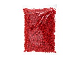 9mm Opaque Red Plastic Pony Beads, 1000pcs