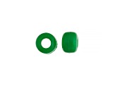 9mm Opaque Green Plastic Pony Beads, 1000pcs