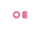 9mm Opaque Pink Plastic Pony Beads, 1000pcs