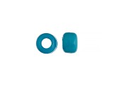 9mm Opaque Turquoise Color Plastic Pony Beads, 1000pcs