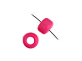 9mm Opaque Hot Pink Plastic Pony Beads, 1000pcs