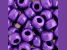 9mm Opaque Purple Plastic Pony Beads, 1000pcs