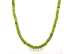 PERODOT TUMBLED BEADS SHORT STRAND