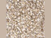 Czech Glass 2/0 Seed Beads Silver Lined Crystal 500 Grams