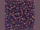 Czech Glass 2/0 Seed Beads Transparent Amethyst AB Color 500 Grams