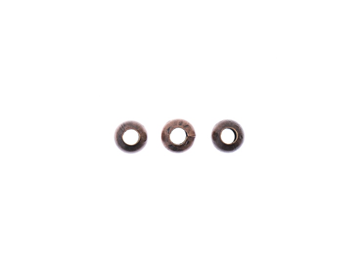 John Bead Must Have Findings 3mm Antique Copper Tone Brass Spacer Beads 165 Pieces