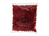 6mm Mini Plastic Transparent Ruby Color Pony Beads Bulk, 1000pcs