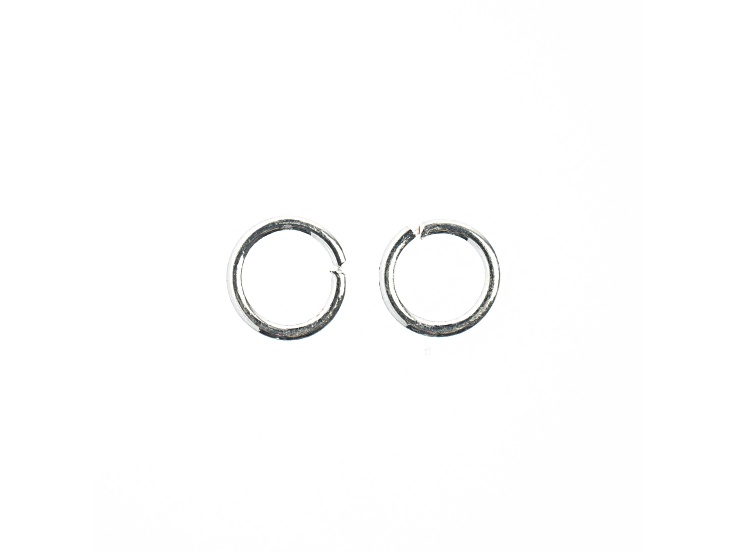 John Bead Must Have Findings 5mm Silver Tone Iron Jump Rings 178 Pieces