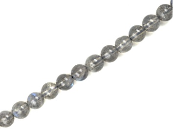 Picture of Blue Labradorite 6mm Smooth Rounds Smooth Rounds Bead Strand, 15" strand length