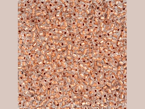 Czech Glass 6/0 Seed Beads Copper Lined Crystal 500 Grams