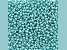 Czech Glass 6/0 Seed Beads Opaque Sfinx Turquoise Color 500 Grams