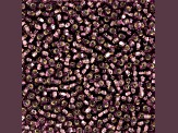 Czech Glass 6/0 Seed Beads Silver Lined Transparent Amethyst Color 500 Grams