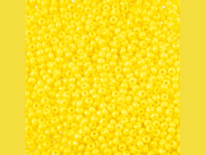 John Bead Czech Glass 10/0 Seed Beads Terra Intensive Yellow 22 Grams