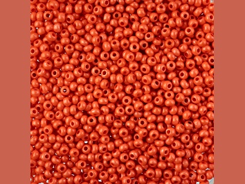 Picture of John Bead Czech Glass 10/0 Seed Beads Terra Intensive Orange 22 Grams